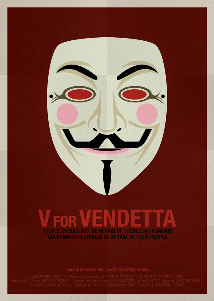 Alternative Poster For V For Vendetta By Alejandro Fernandez