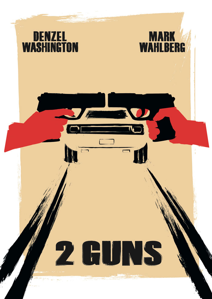 2 Guns Archives Home Of The Alternative Movie Poster Amp