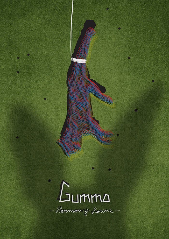 Alternative movie poster for Gummo by Peter Kocur. 