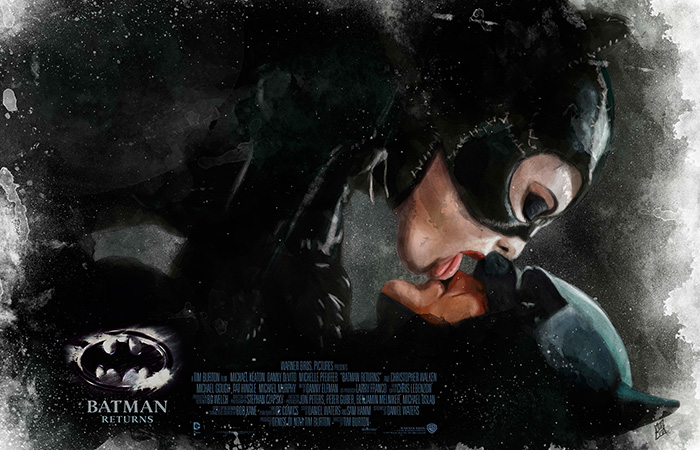 Batman Returns by Cesar Octavio Celaya - Home of the Alternative Movie  Poster -AMP-