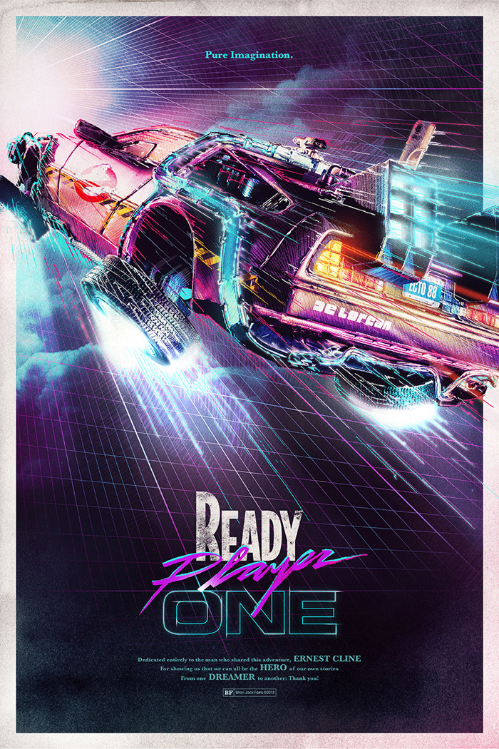 Ready Player One recreates posters from Back to the Future, Rambo & more