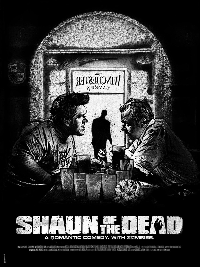Shaun of the Dead by Daniel Norris - Home of the Alternative Movie Poster  -AMP