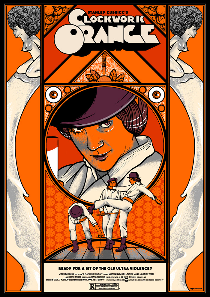 a clockwork orange poster