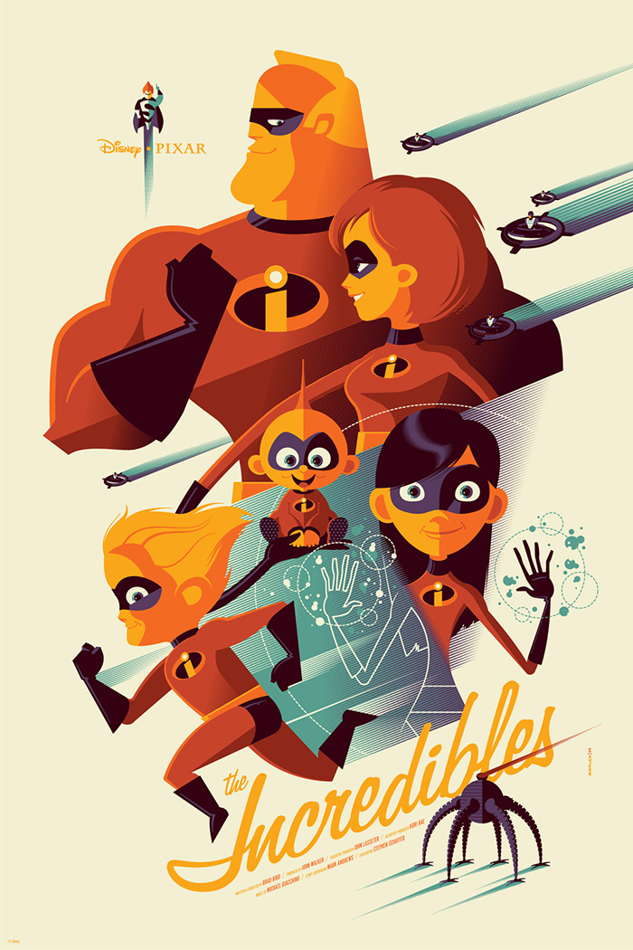 The Incredibles 2 Movie Poster High Quality Prints Alternative Art 