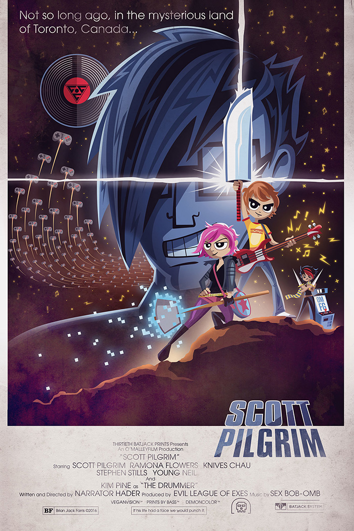 Scott Pilgrim Vs The World Movie Poster