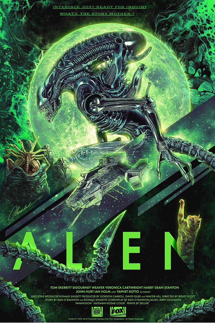 thumbnail image 2 of 'Aliens' Movie Premium Poster – PRM460 – Made In USA 2 of 3