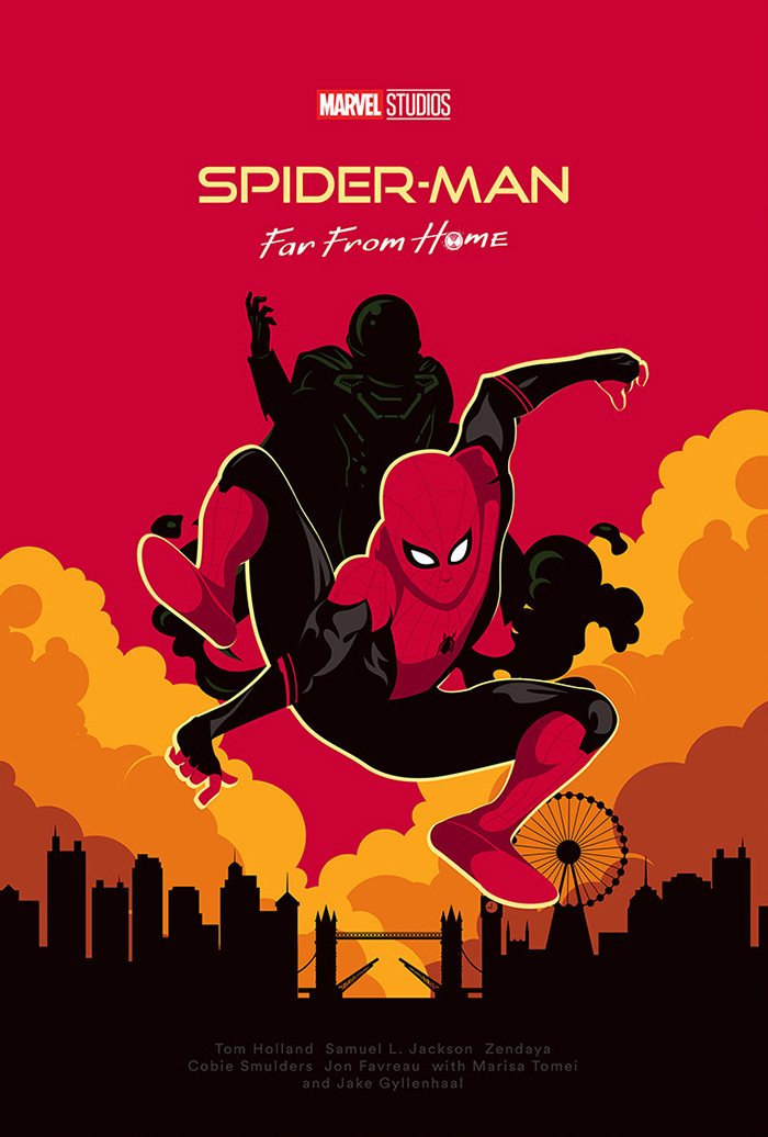 Poster for Spiderman Far From Home — Fro Design Company