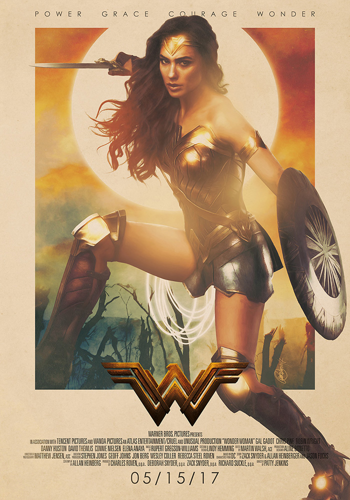 Wonder Woman 2017 Power Movie Poster