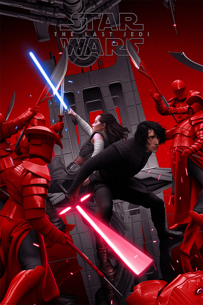 Star Wars: The Last Jedi Movie Poster, ATL Designs