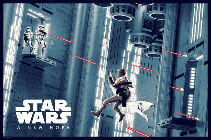 Star Wars: Episode IV - A New Hope by Matt Ferguson - Home of the  Alternative Movie Poster -AMP-
