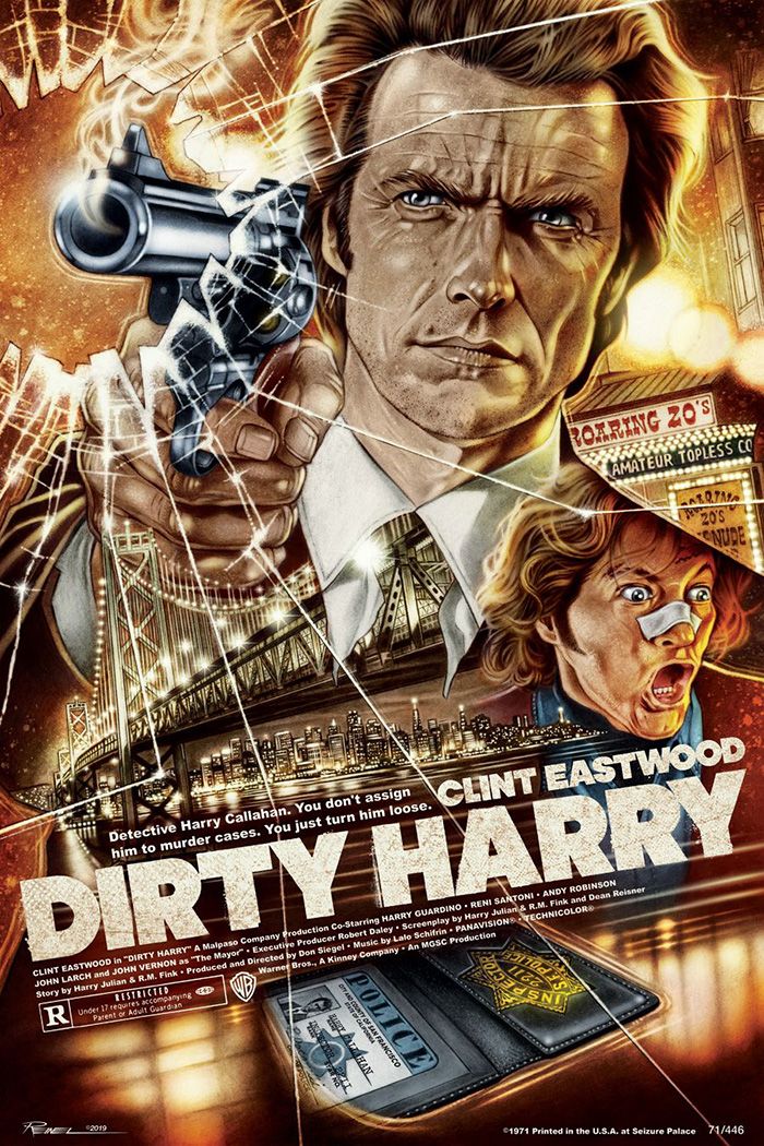 Dirty Harry by Greg Reinel - Home of the Alternative Movie Poster