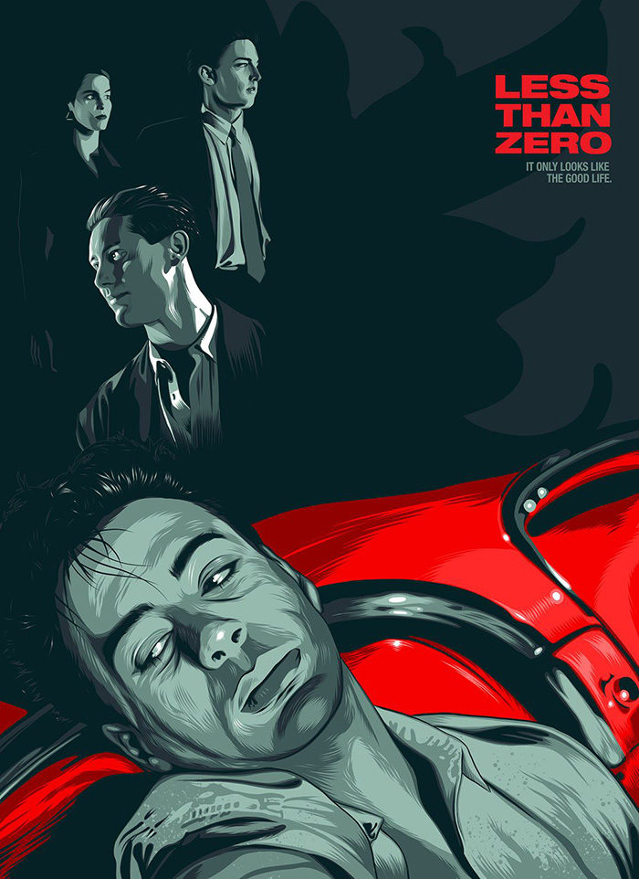 Less Than Zero by James H Neal - Home of the Alternative Movie Poster -AMP