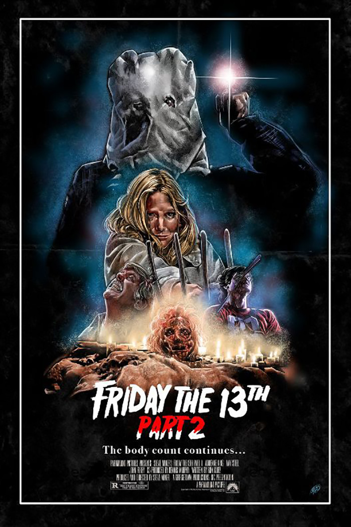 Friday The 13th Part 2 Archives Home Of The Alternative Movie Poster Friday The 13th Part 2 Archives Home Of The Alternative Movie Poster