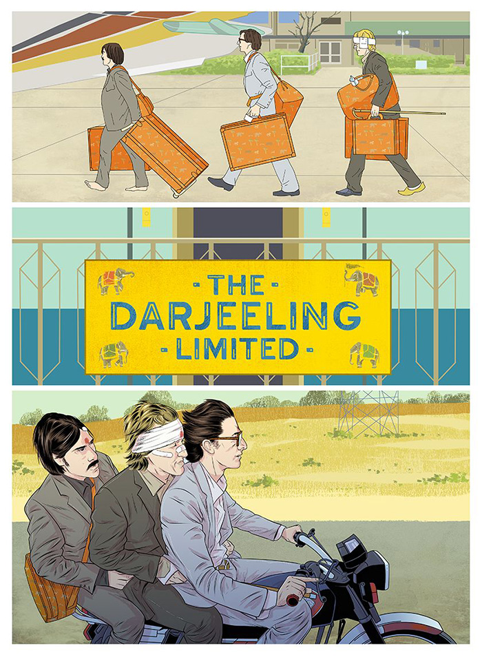 The Darjeeling Limited Archives - Home of the Alternative Movie Poster -AMP