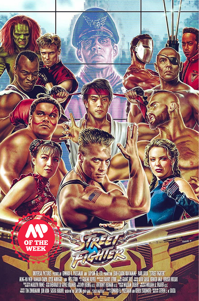 Street Fighter by Eddie Holly Home of the Alternative Movie Poster AMP