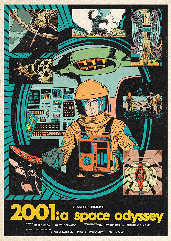 2001 A Space Odyssey Original Movie Poster