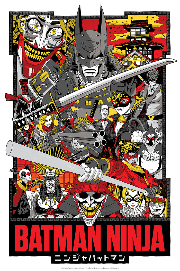 Batman Ninja by Dean Lord - Home of the Alternative Movie Poster -AMP-