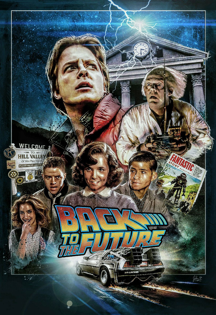 back to the future poster art