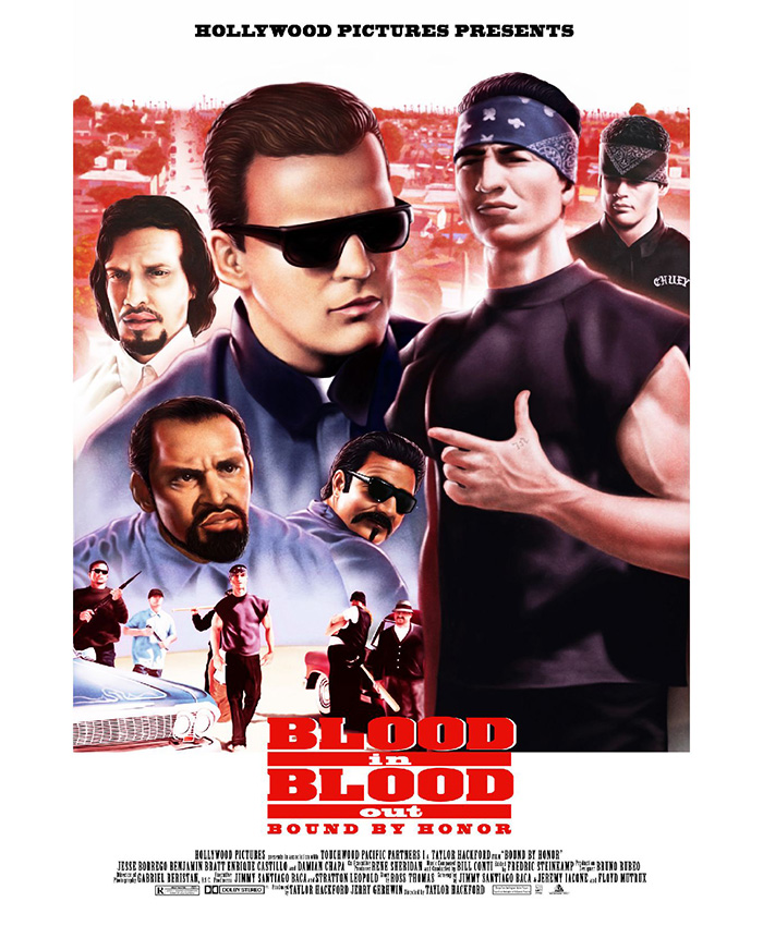 Blood In, Blood Out by Aldo Galvan - Home of the Alternative Movie Poster  -AMP