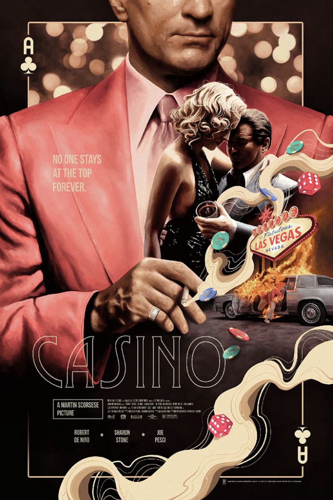 casino movie poster signed