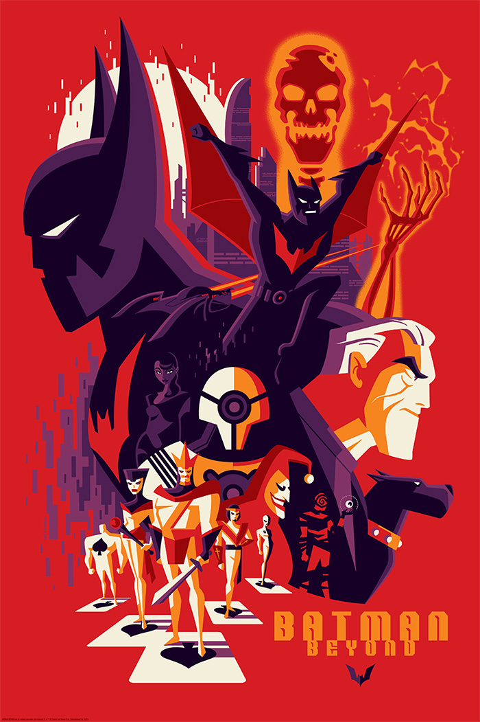 Batman Beyond by Tom Whalen - Home of the Alternative Movie Poster -AMP-