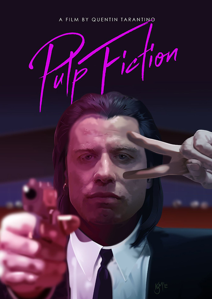 Pulp Fiction by Kirk Moffatt - Home of the Alternative Movie Poster -AMP-