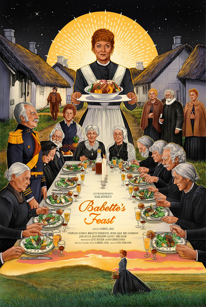 Babette´s Feast by C.A. Martin - Home of the Alternative Movie Poster -AMP-