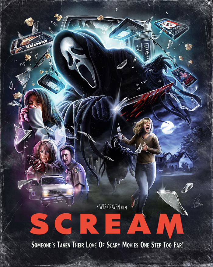 SCREAM VI poster in 2023  Scream movie, Scream movie poster, Terror movies