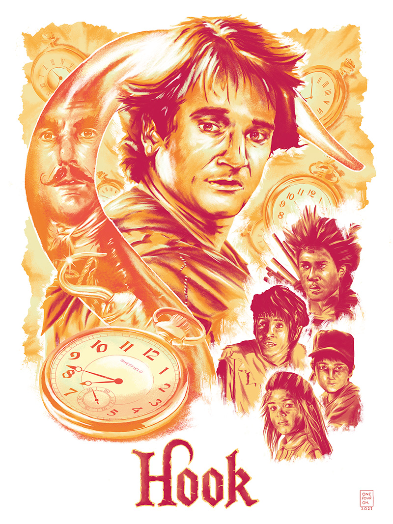 Hook by Michael Rice - Home of the Alternative Movie Poster -AMP