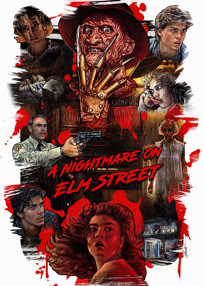 A Nightmare On Elm Street Movie Poster 80s Film Horror