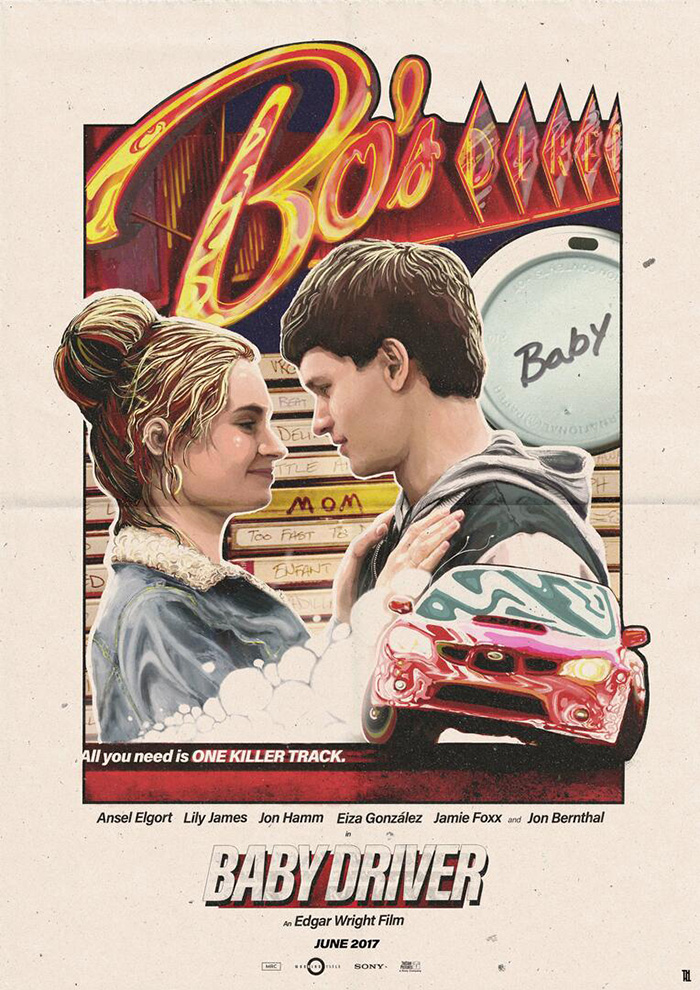 Baby Driver by Tom Hughes - Home of the Alternative Movie Poster -AMP