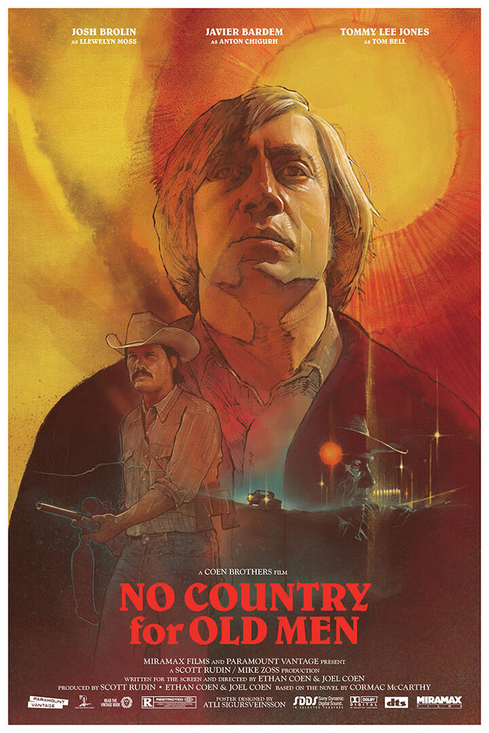 No Country for Old Men by Atli Sigursveinsson - Home of the Alternative  Movie Poster -AMP