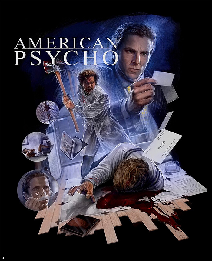 American Psycho Movie Poster/minimalist Movie Poster/film Poster/patrick  Bateman Art 