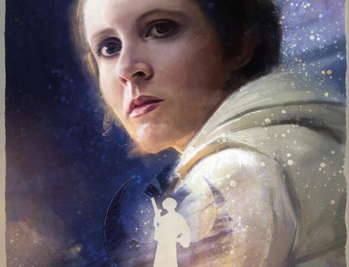 Carrie as Leia by AJ Wellburn