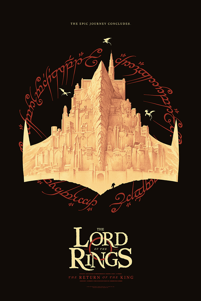 lord of the rings return of the king movie poster