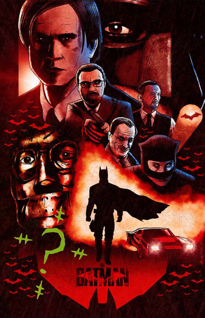 The Batman by Brandon Cable - Home of the Alternative Movie Poster -AMP-