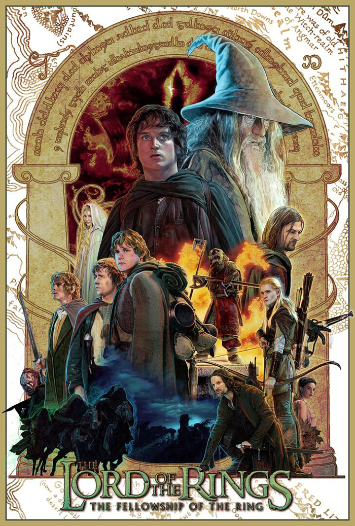 lord of the rings the fellowship of the ring poster