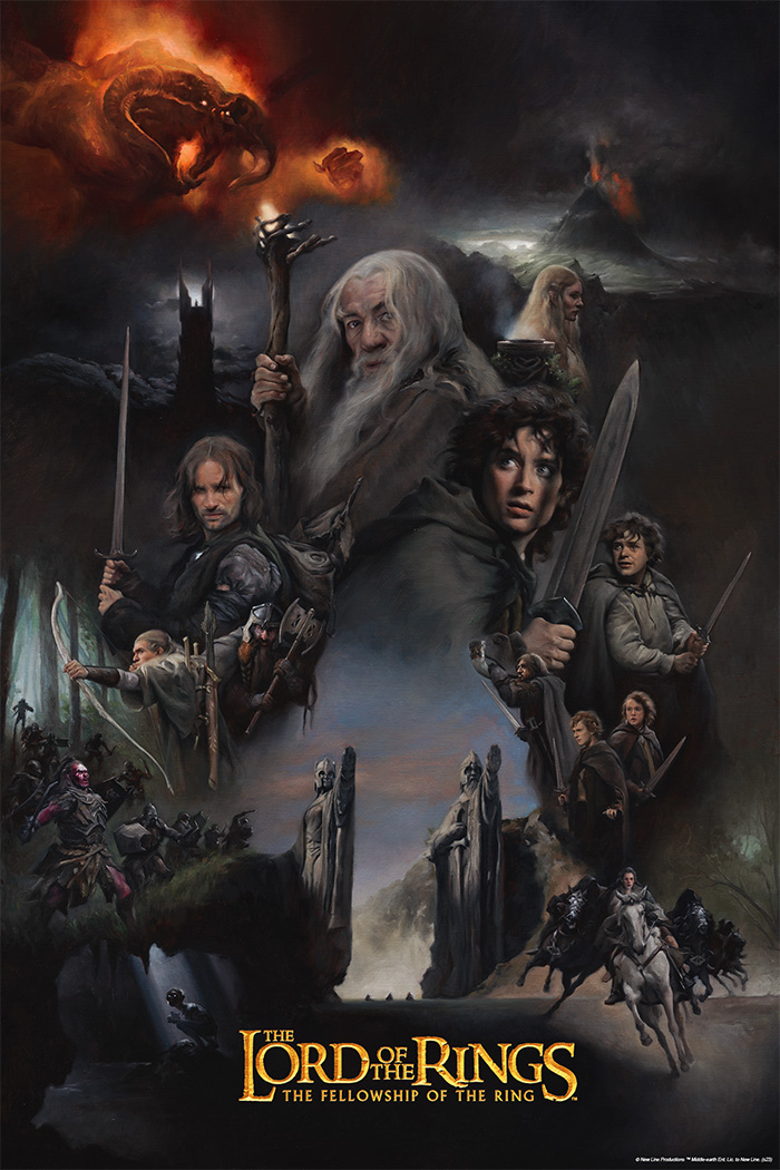 Lord Of The Rings: Fellowship Of The Ring Premium Poster PRM042 - Made In USA